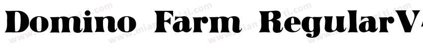 Domino Farm RegularV字体转换